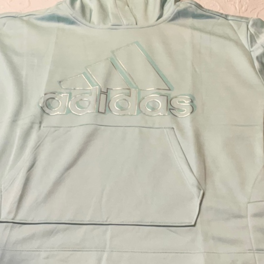 Adidas Kids Aqua Hoodie NWT - Picture 5 of 9